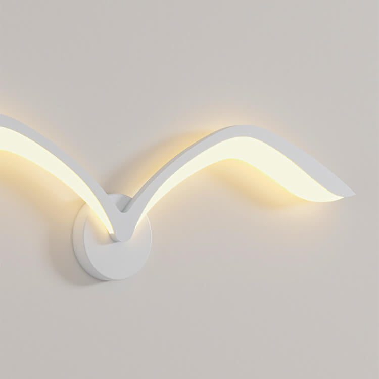 Nordic Seagull LED Wall Sconce with Scandinavian Minimalist Design 3