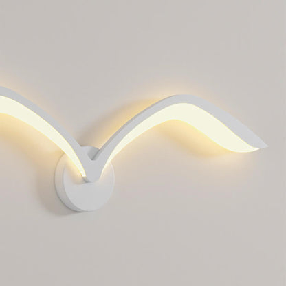 Nordic Seagull LED Wall Sconce with Scandinavian Minimalist Design 3