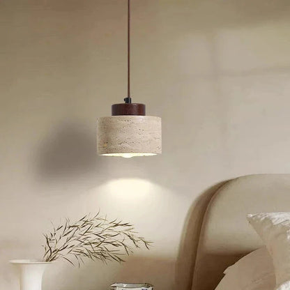 Nordic Travertine Clear Minimalist Pendant Light 2