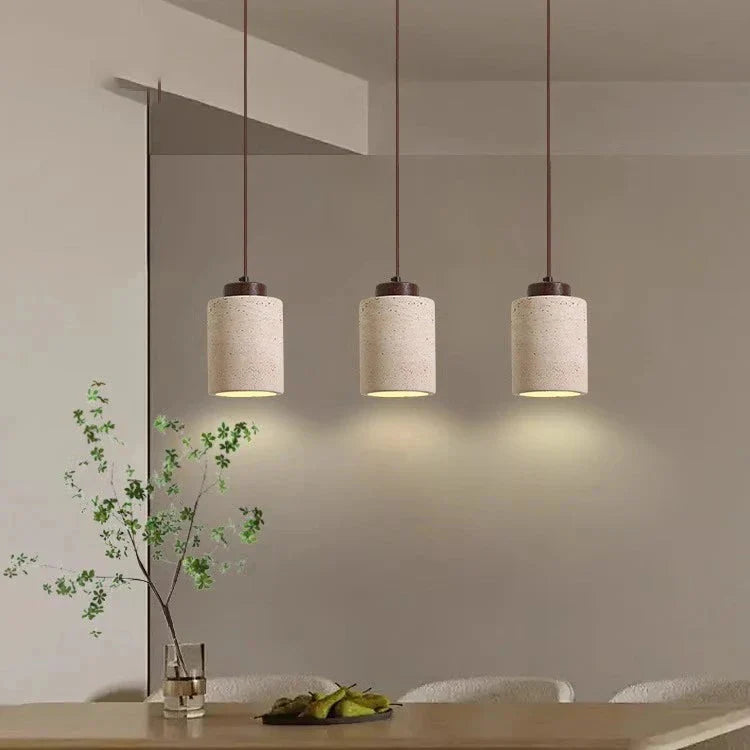 Nordic Travertine Clear Minimalist Pendant Light 5