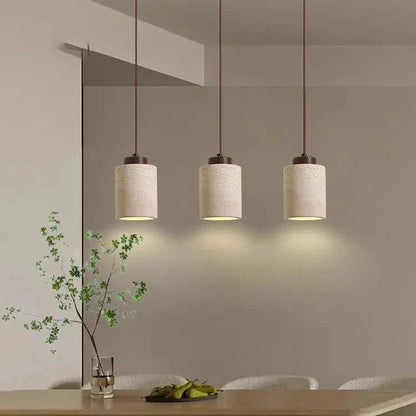 Nordic Travertine Clear Minimalist Pendant Light 5