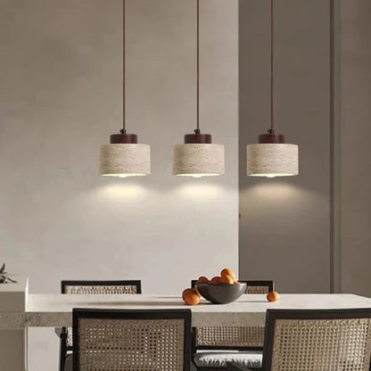 Nordic Travertine Clear Minimalist Pendant Light 6