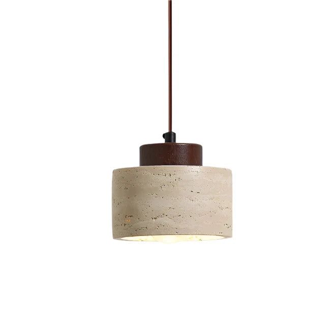 Nordic Travertine Clear Minimalist Pendant Light 7