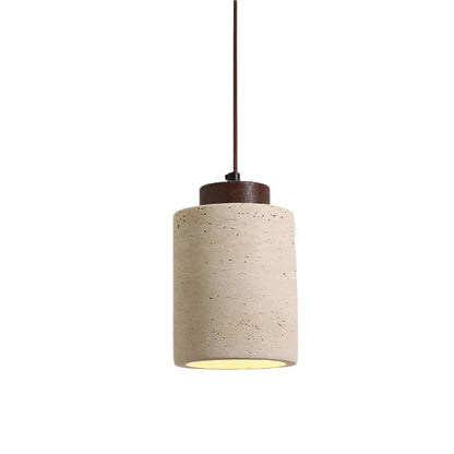 Nordic Travertine Clear Minimalist Pendant Light 8