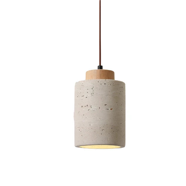 Nordic Travertine Clear Minimalist Pendant Light 9