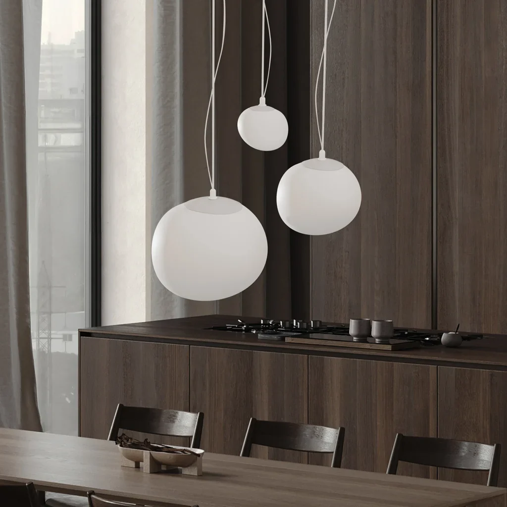 Nordic White Pebble Pendant Light 5