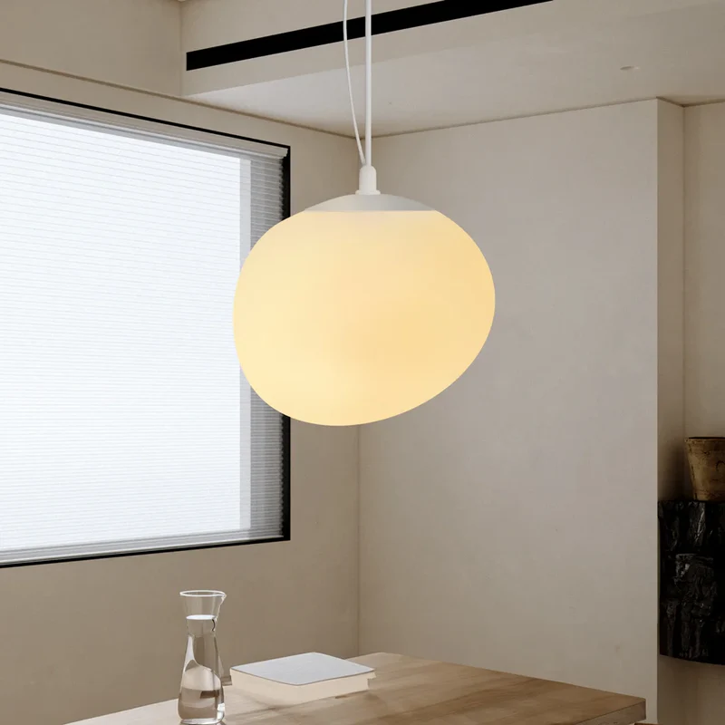 Nordic White Pebble Pendant Light 9
