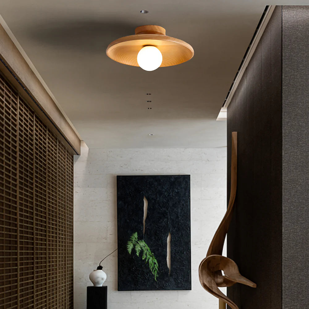 Rayvia Modern Nordic Pendant Light - Minimalist Round Ceiling Fixture for Hallway