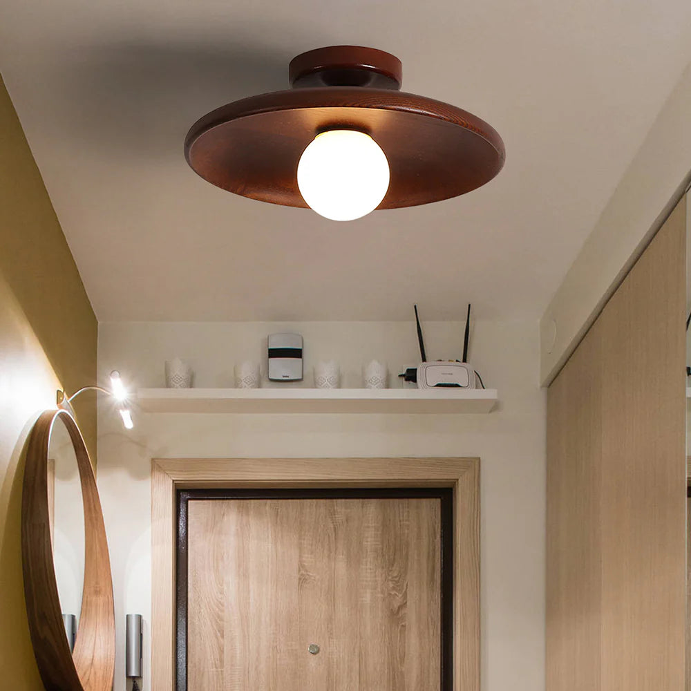 Rayvia Modern Nordic Pendant Light - Minimalist Round Ceiling Fixture for Hallway