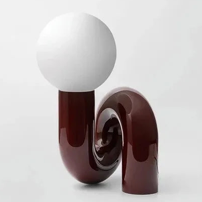 RoyaleGlow Small Table Lamp - Nordic Glass Decorative Light for Home Interiors