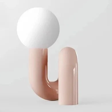 RoyaleGlow Small Table Lamp - Nordic Glass Decorative Light for Home Interiors