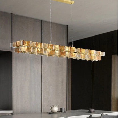 Nova Contemporary Glass Chandelier 6