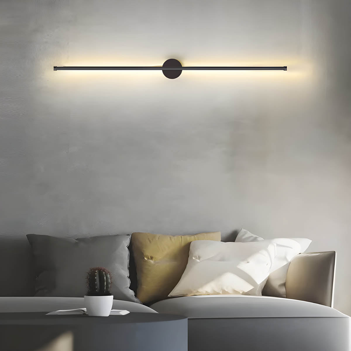 Nuvoro - Modern Wall Lamp in Aluminum and Silicone - Elegant Wall Sconce for Indoor Lighting - Different Sizes Available 4