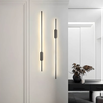 Nuvoro - Modern Wall Lamp in Aluminum and Silicone - Elegant Wall Sconce for Indoor Lighting - Different Sizes Available 9