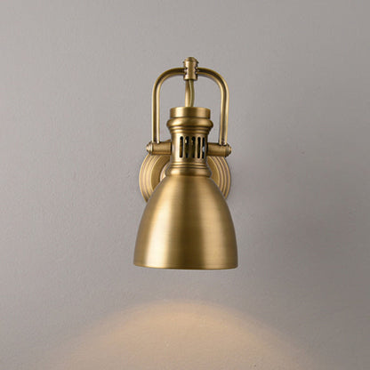 RoyaleGlow Artisan Wall Light with Vintage Brass Finish