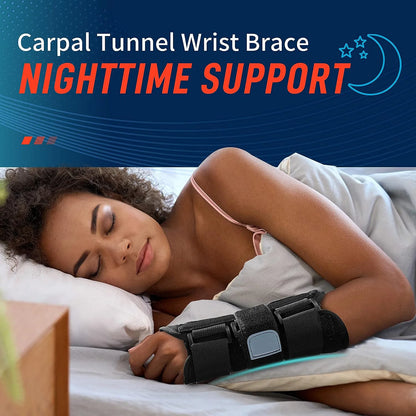 RoyaleGlow Carpal Tunnel Adjustable Wrist Brace for Relief