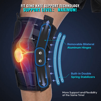 Luxora Adjustable Hinged Knee Brace For Meniscus Tear