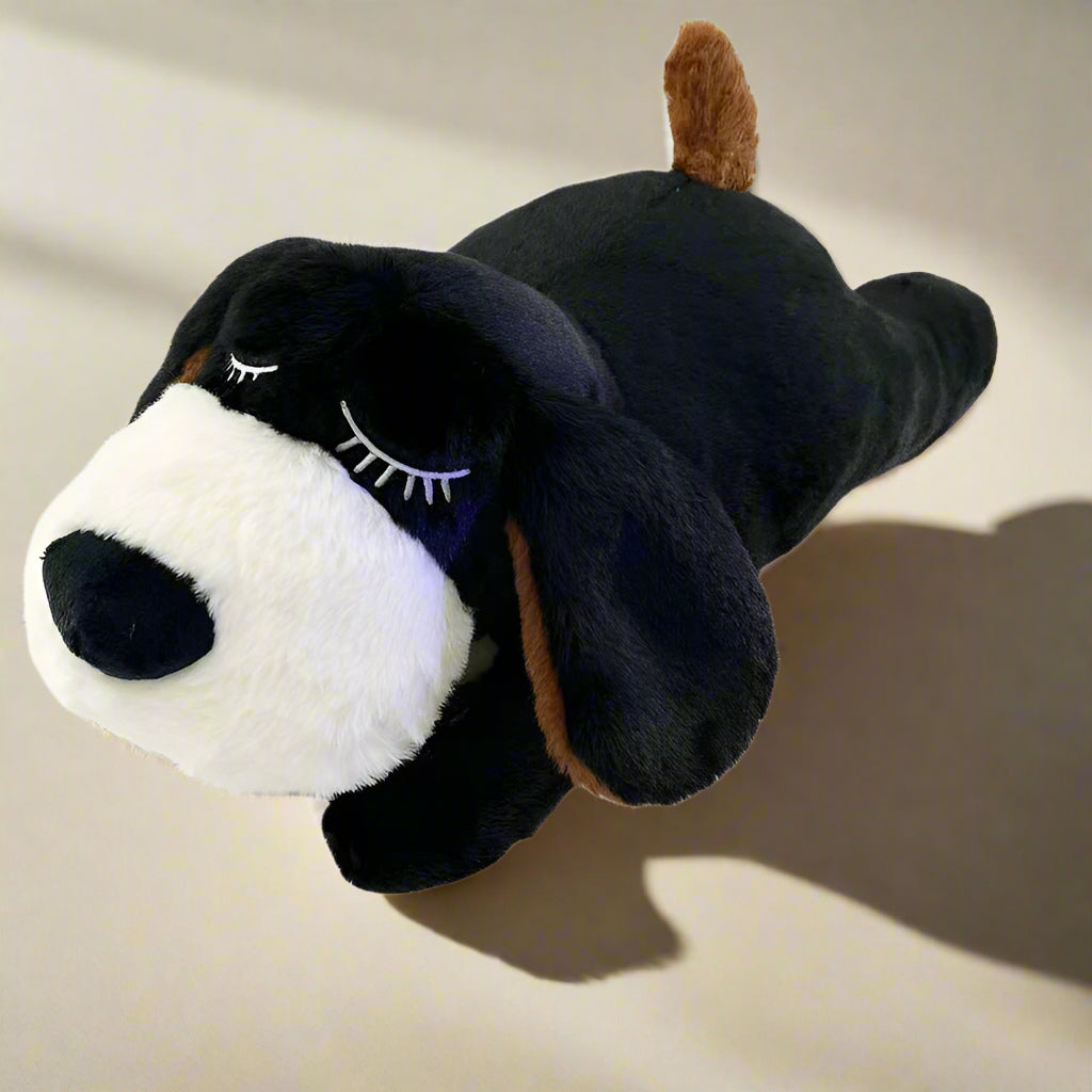 Pawellure Comforting Heartbeat Puppy Toy for Dog Anxiety Relief - Plush Cuddle Companion for Peaceful Sleep