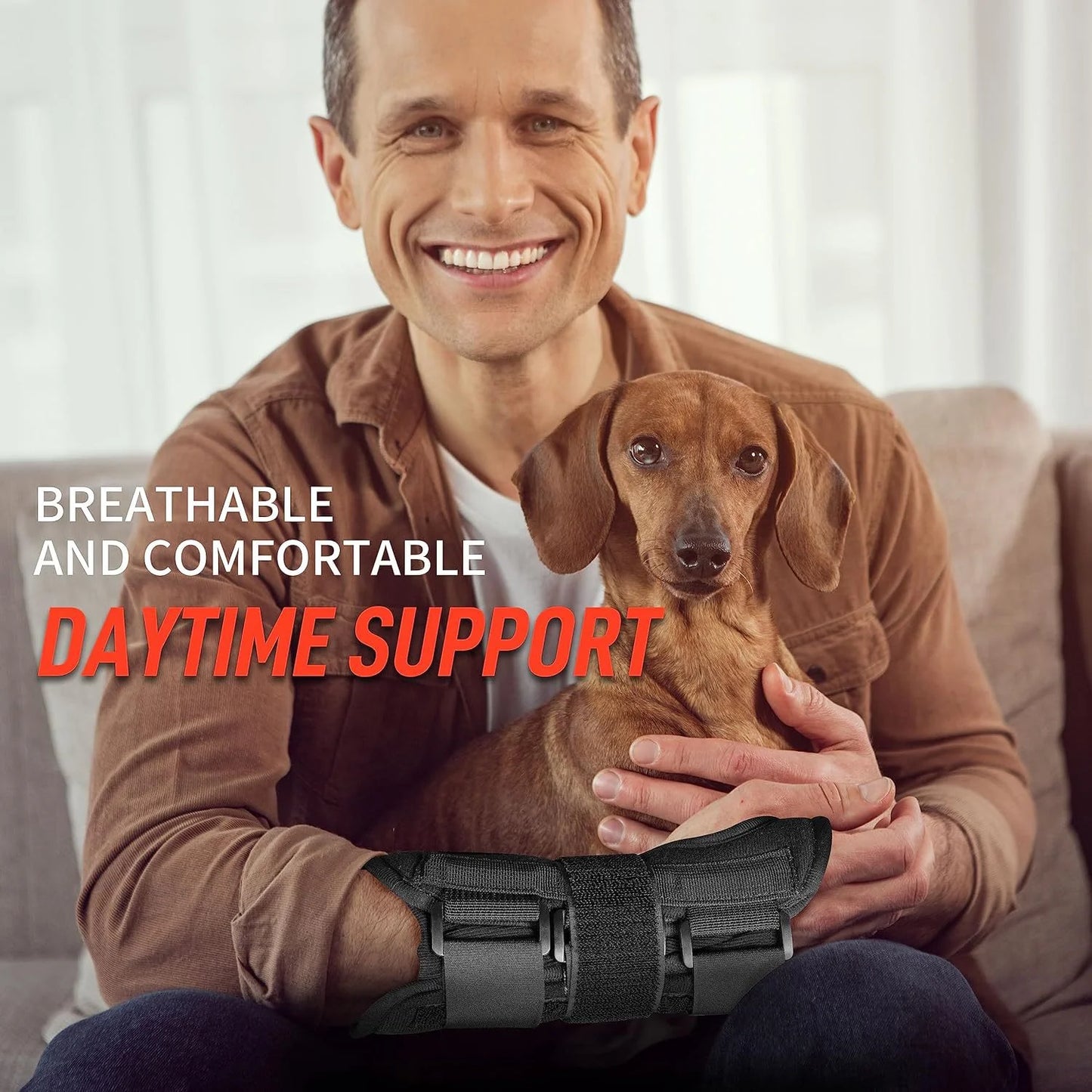 RoyaleGlow Carpal Tunnel Adjustable Wrist Brace for Relief