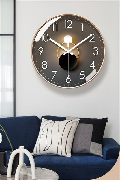Royallure Modern Silent Wall Clock – Sleek, Non-Ticking, Minimalist Timepiece