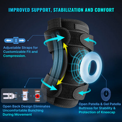 Luxora Adjustable Hinged Knee Brace For Meniscus Tear