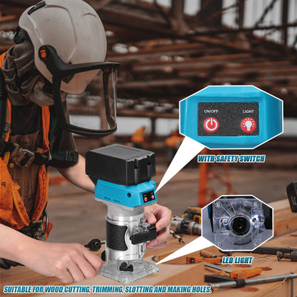 Royaleva Cordless Wood Router 600W with LED Light