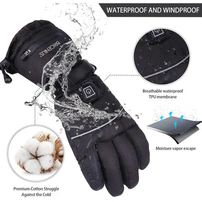 Royaleva 3 Pairs Of Heated Gloves For Cold Weather