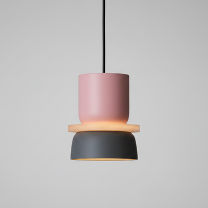 LuxRoyale Opal Rainbow Art Deco Pendant Light, Contemporary Fixture for Dining Rooms and Living Spaces