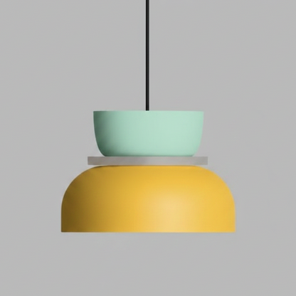 LuxRoyale Opal Rainbow Art Deco Pendant Light, Contemporary Fixture for Dining Rooms and Living Spaces