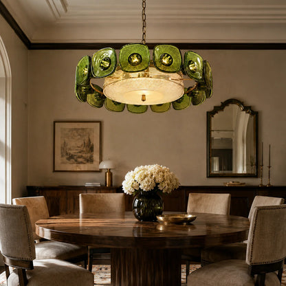 Olivra Murano Glass Chandelier 2