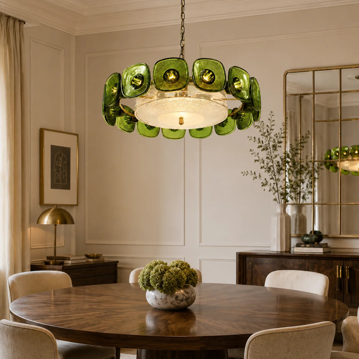 Olivra Murano Glass Chandelier 3