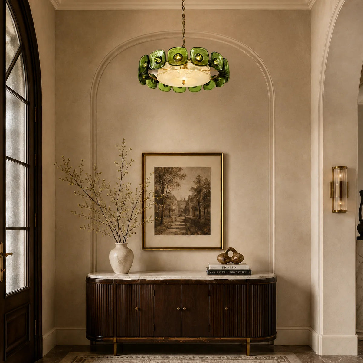 Olivra Murano Glass Chandelier 4