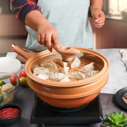 Royallure 12-Inch Non-Stick Wok with Heat-Resistant Handle – Ideal for Stir-Frying and Sautéing 0