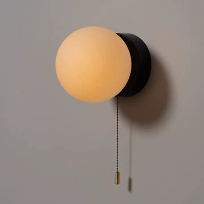 Rayvia Surface Mount Glass Globe Wall Sconce