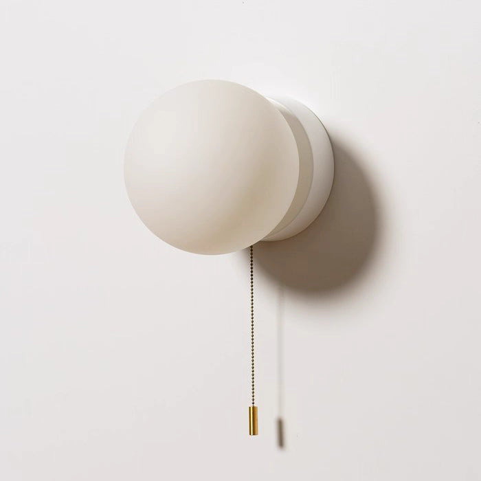 Rayvia Surface Mount Glass Globe Wall Sconce