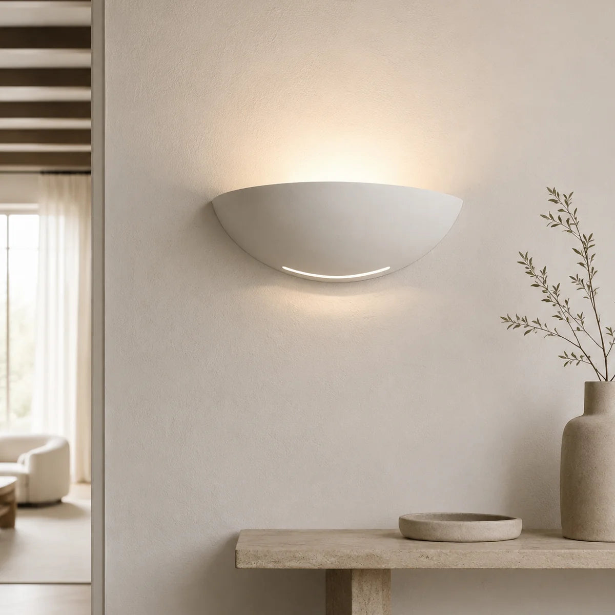 Orevane Plaster Wall Lamp 1