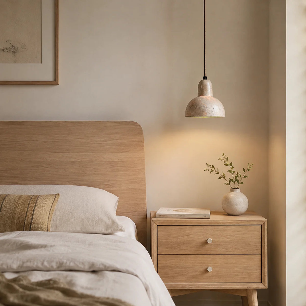 Orlaven Travertine Pendant Light 1