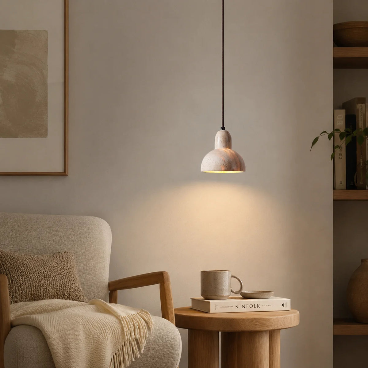 Orlaven Travertine Pendant Light 6