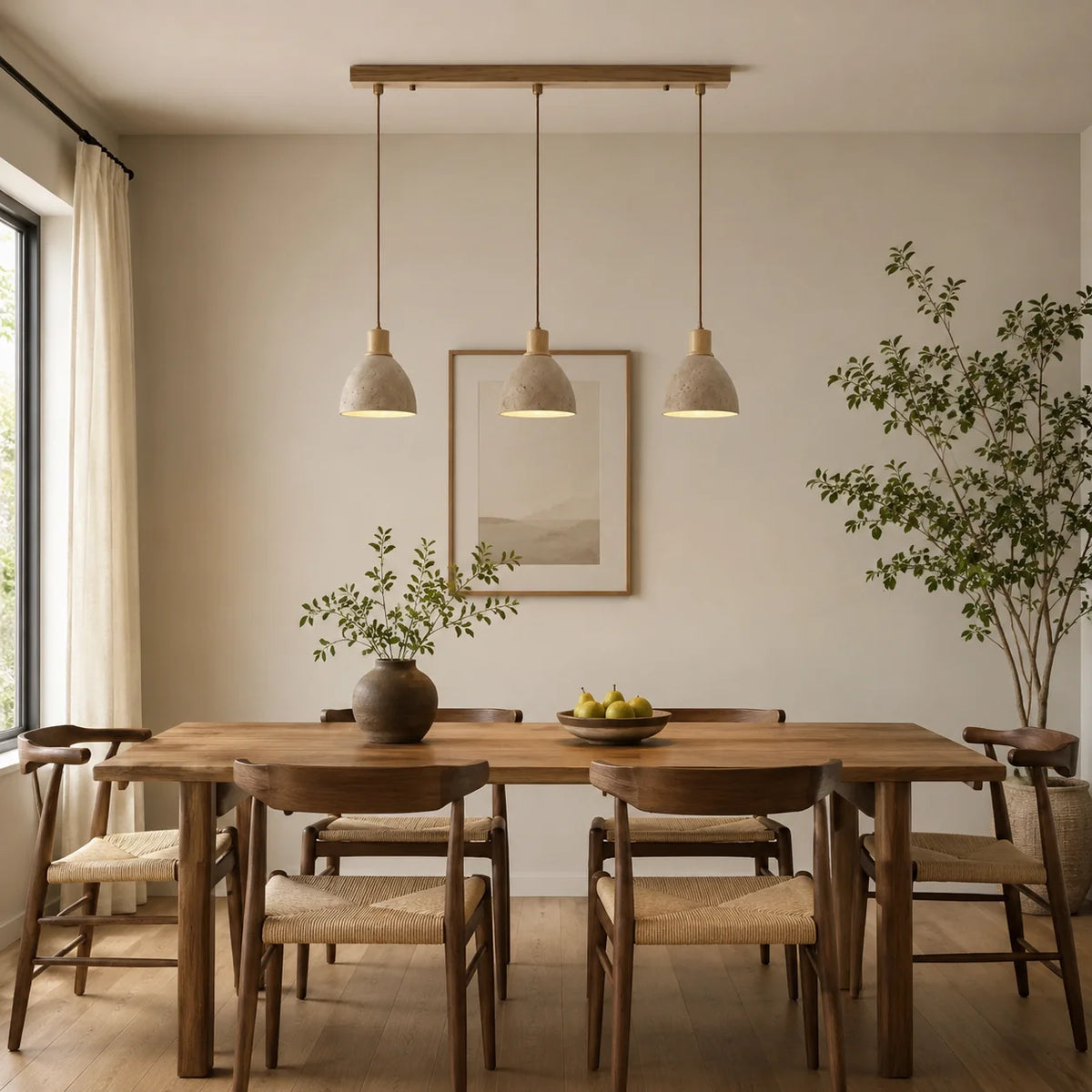 Orliven Three Headed Long Chandeliers 2