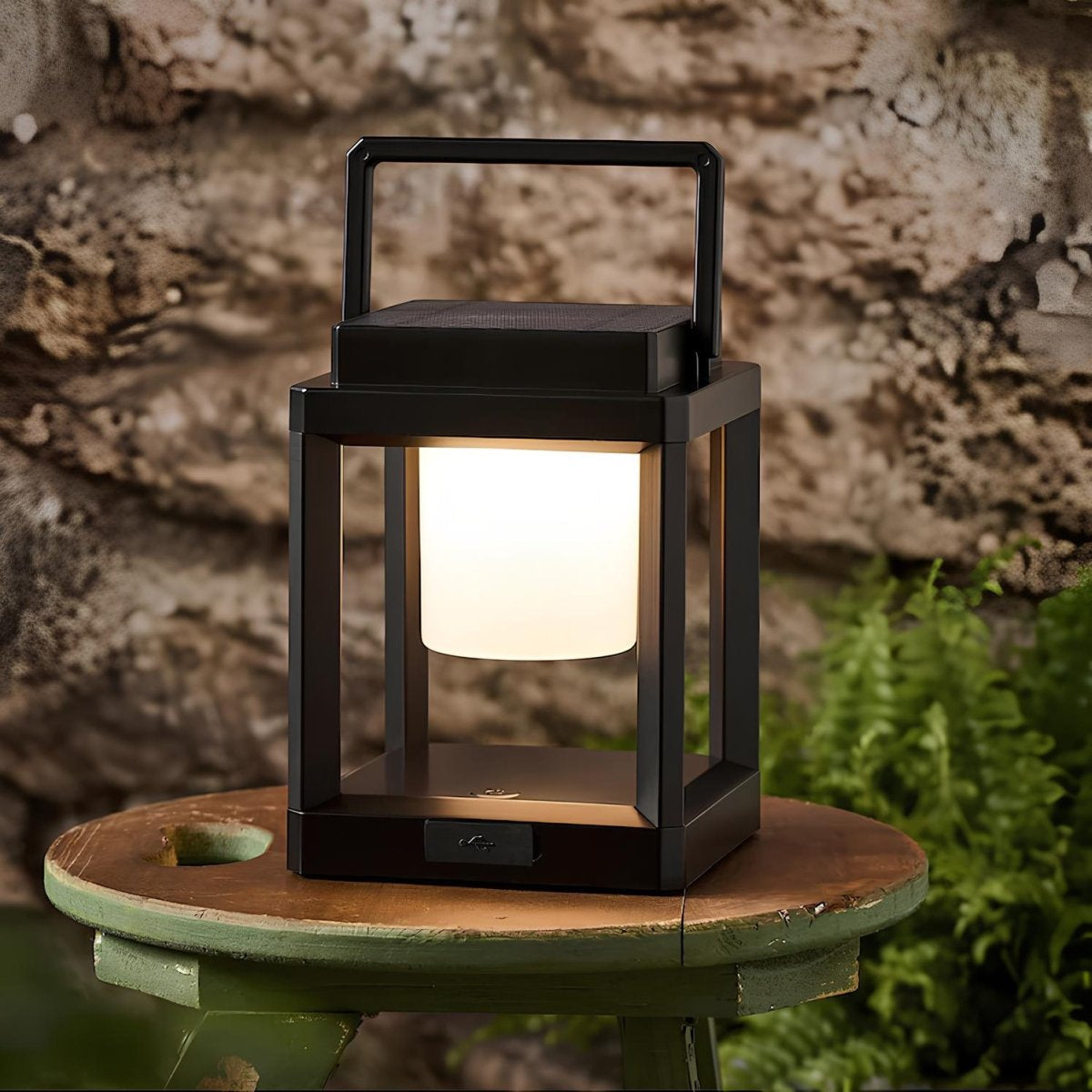 LuxRoyale Outdoor Solar Lantern IP44 Waterproof with Adjustable Brightness