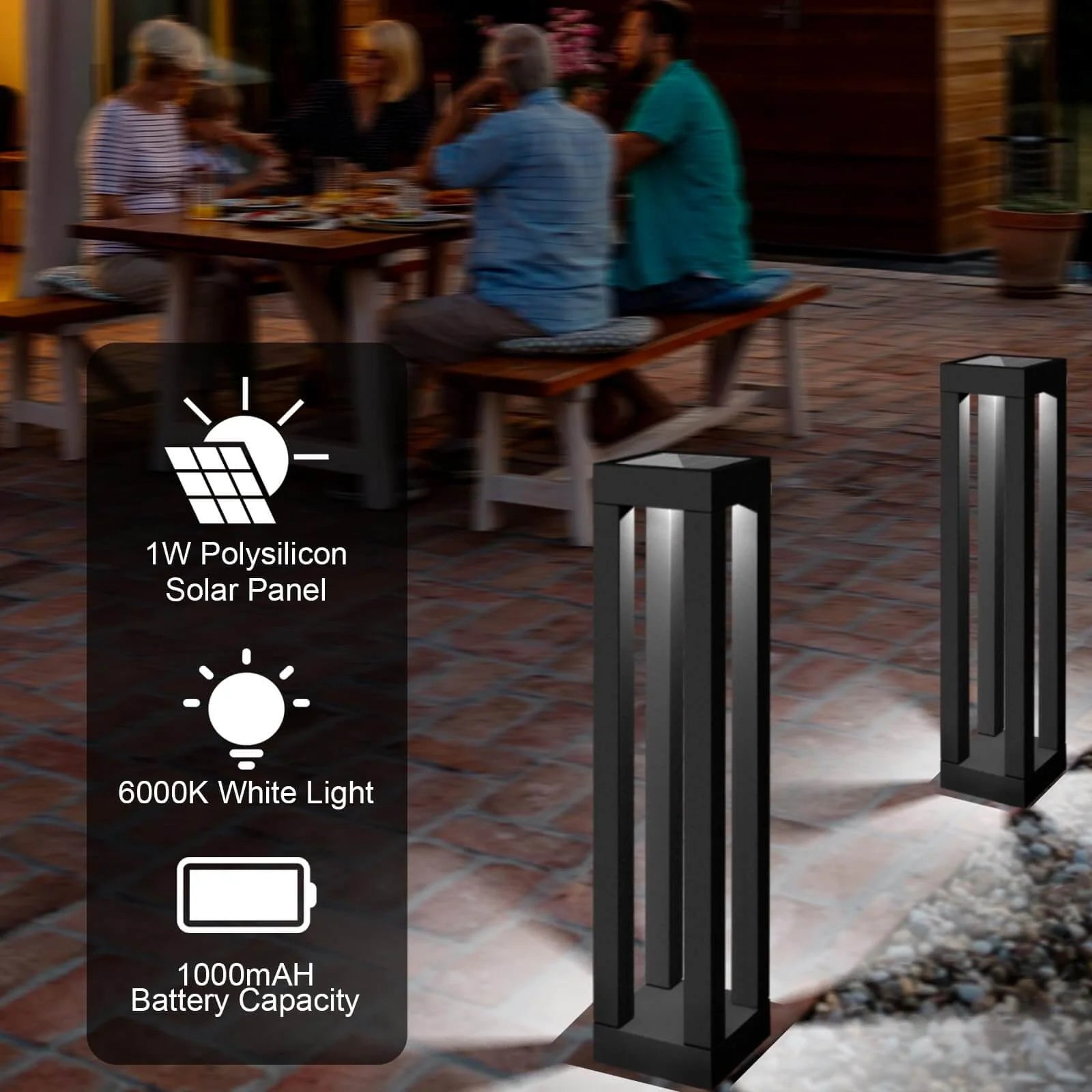 Outdoor Solar Lanterns (2 Packs) 1