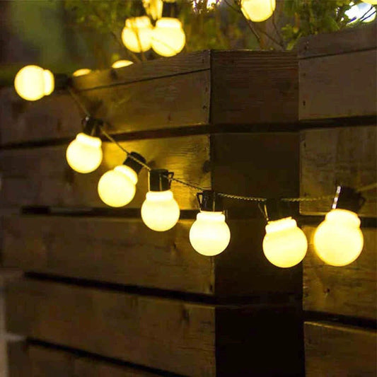 Outdoor String Lights with Warm Glow for Gardens and Patios 0
