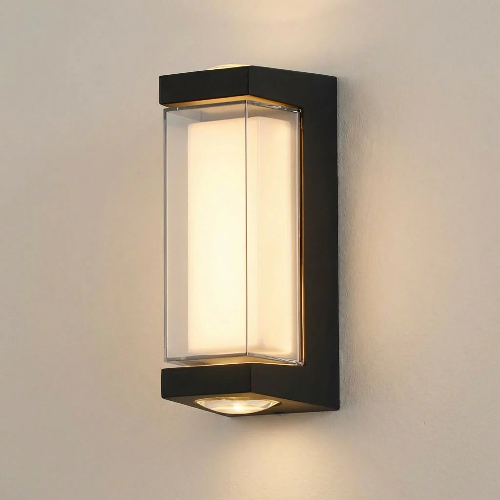 Outdoor Wall Light, IP65 Rated, Acrylic Material, Dual Direction Lighting