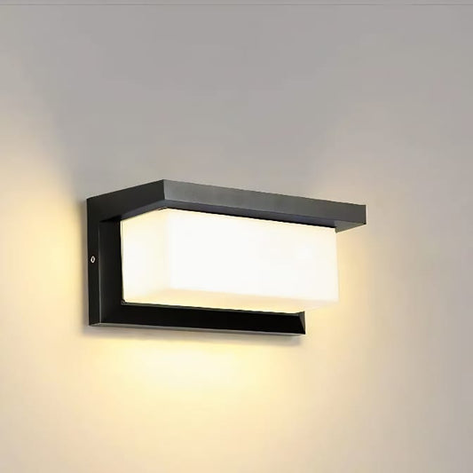 Outdoor Wall Light with Double Layer Lampshade 0