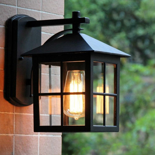 Outdoor Wall Sconce – Vintage-Style All-Metal Design, Waterproof for Gardens or Patios 0