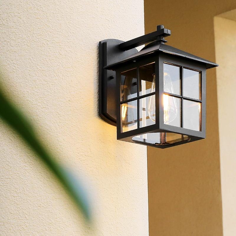 Outdoor Wall Sconce – Vintage-Style All-Metal Design, Waterproof for Gardens or Patios 2