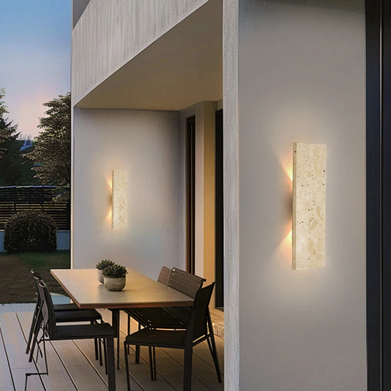 Outdoor waterproof strip wall lamp