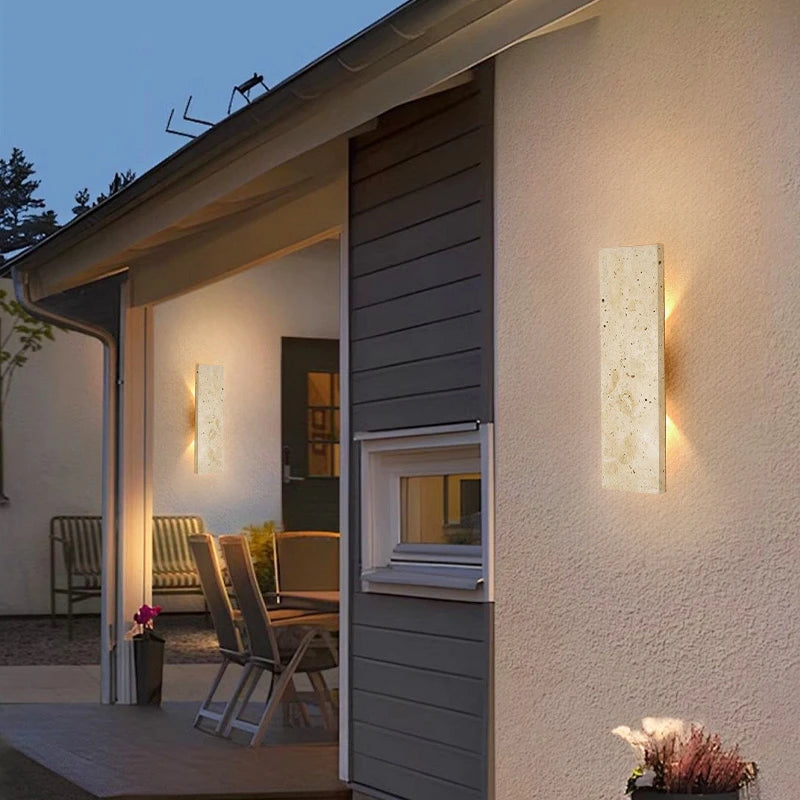 Outdoor waterproof strip wall lamp