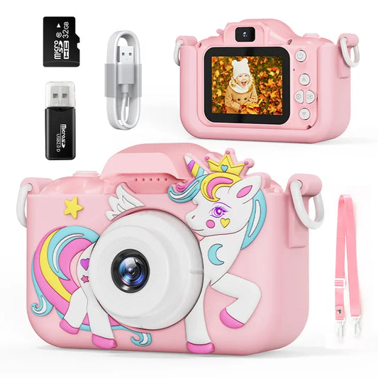 Luxora Digital Children'S Camera With 32GB Card Fun Design