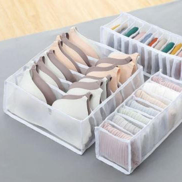 Luxora Stylish Storage Boxes For Underwear - 3-Piece Set